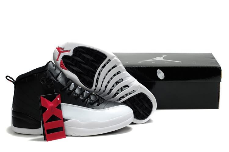 Hot Air Jordan 12 (XII) Retro Black Varsity Red White